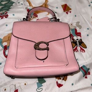 Coach Pink Leather Satchel